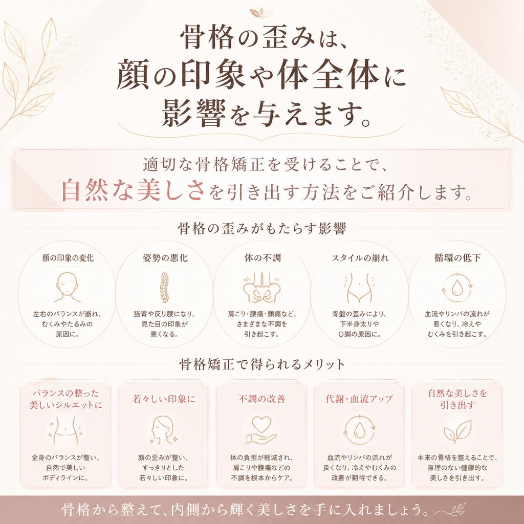 骨格矯正の重要性