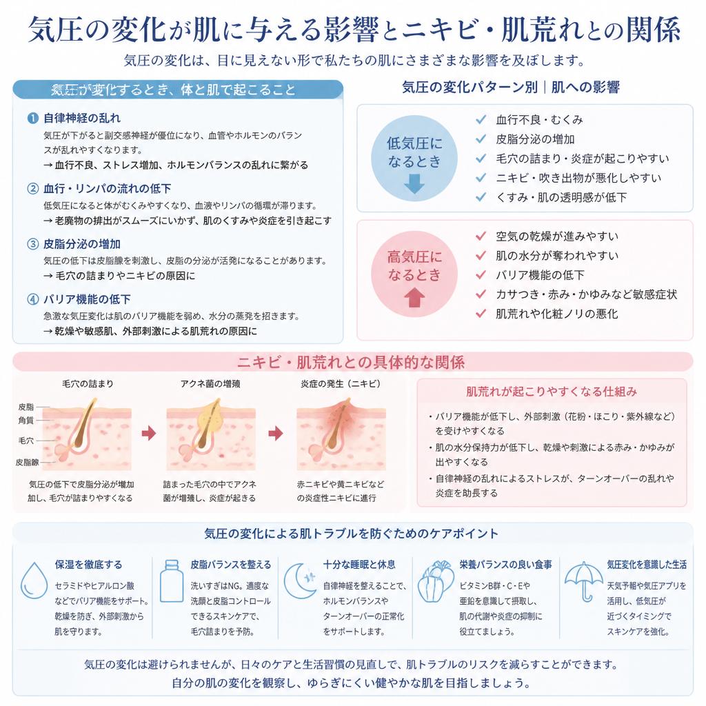 美容と気圧の新たな関連性