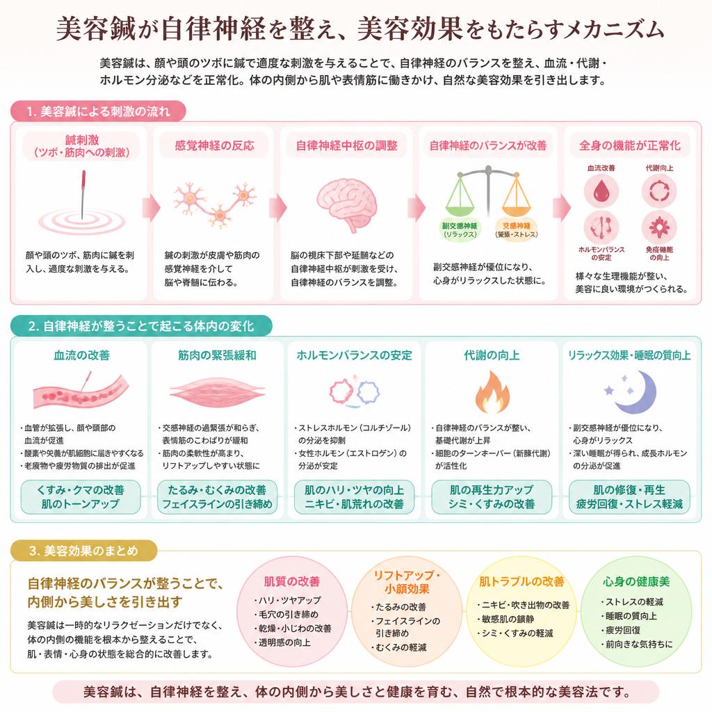 美容鍼と自律神経調整