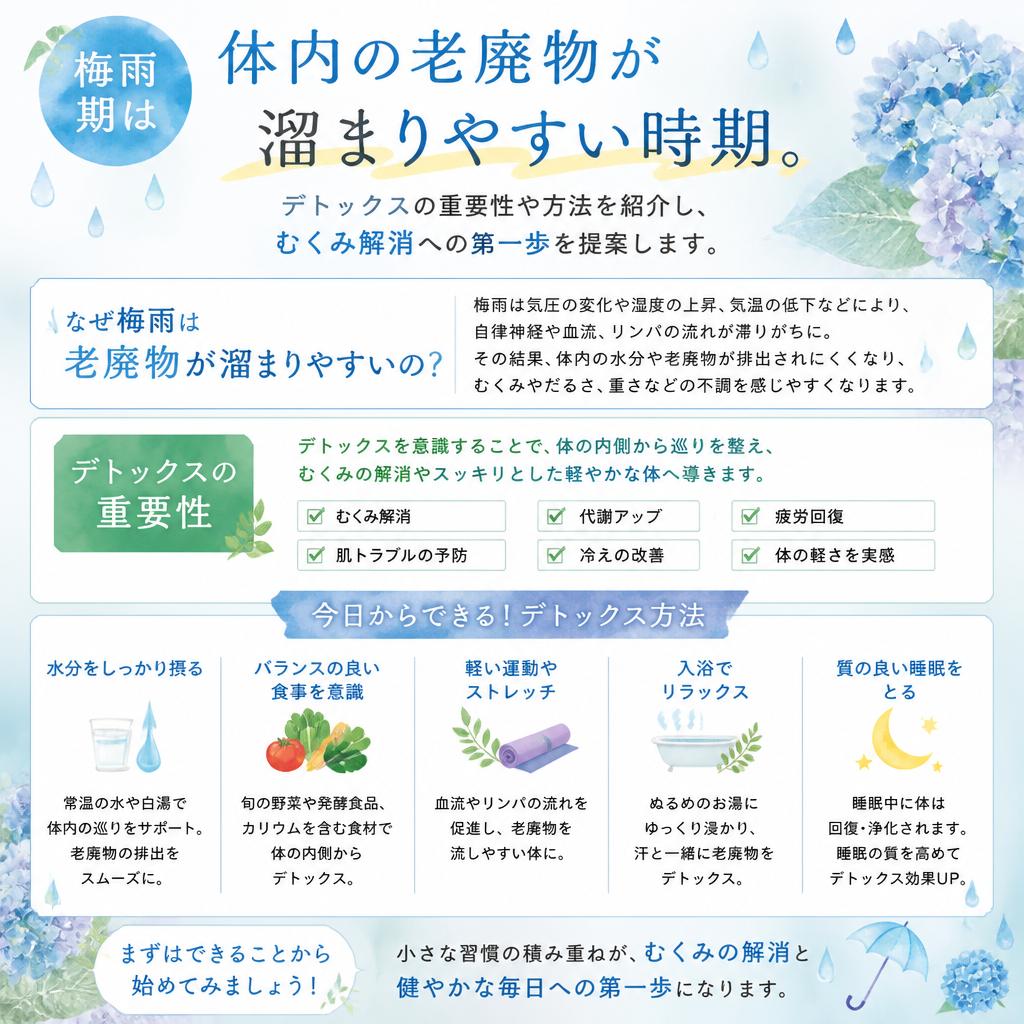デトックスで体内ケア
