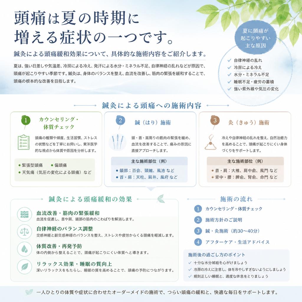 頭痛緩和の効果