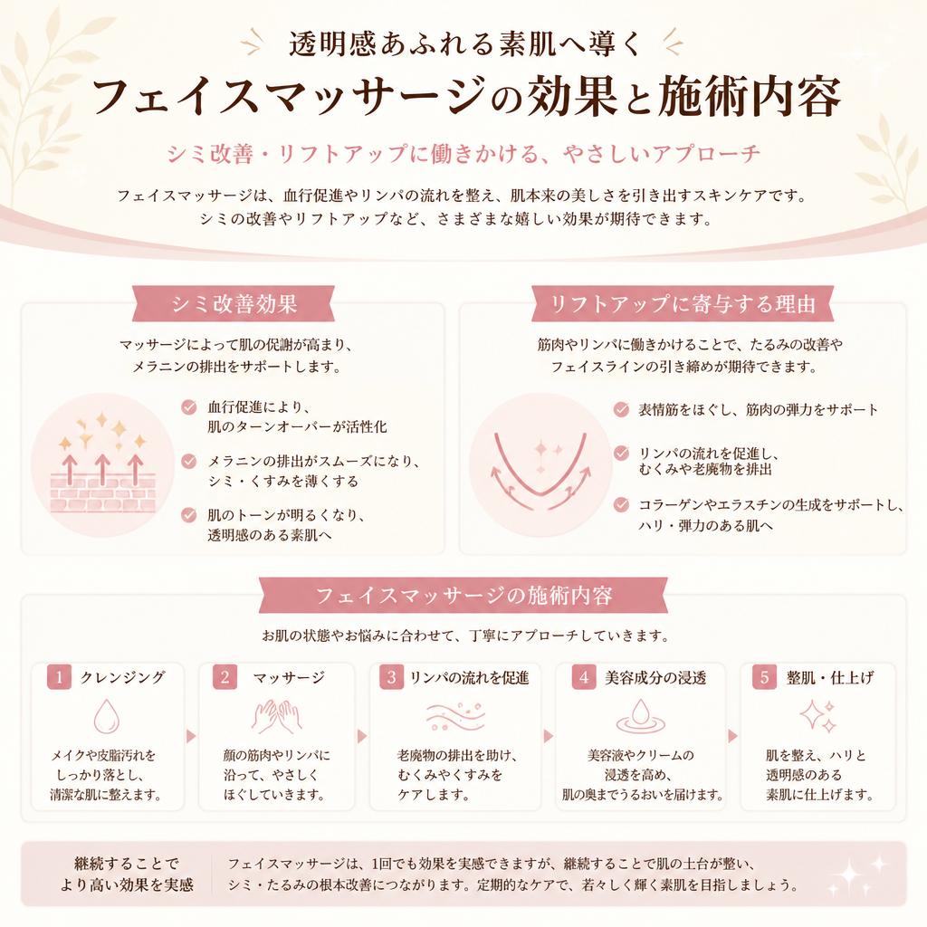 4. フェイスマッサージの魅力