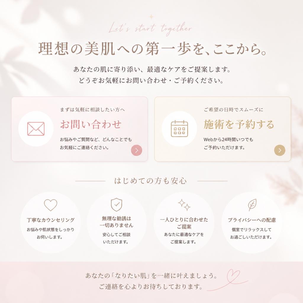 7. お問い合わせ・施術予約
