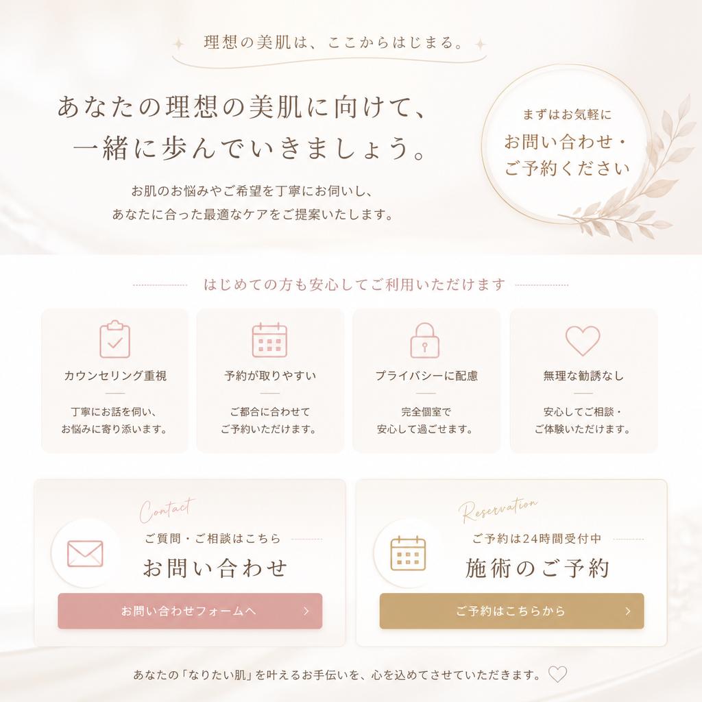 7. お問い合わせ・施術予約