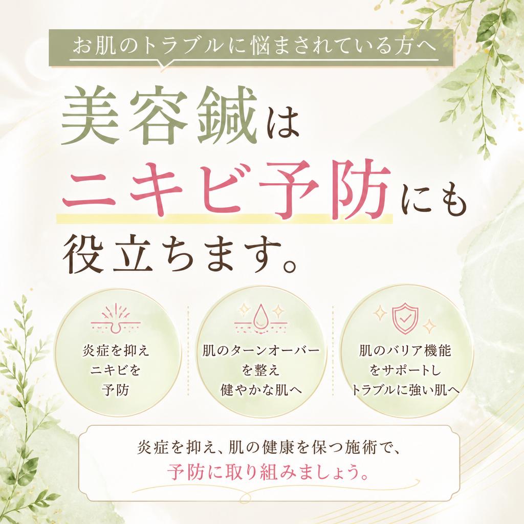 ニキビ対策と予防