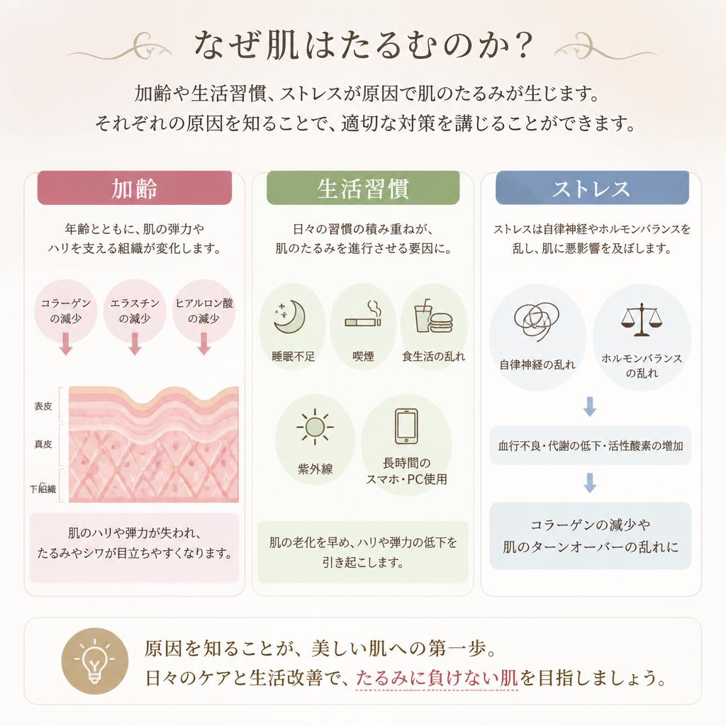たるみの原因とは？